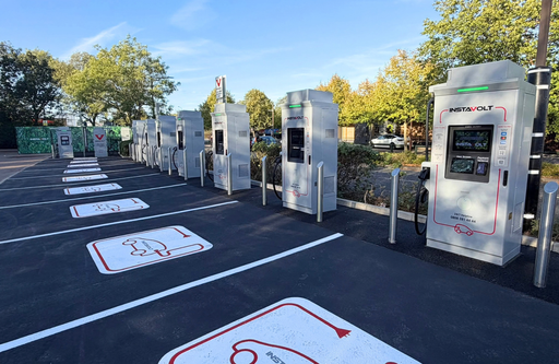 Ultra rapid InstaVolt charging at Kingston Centre, MK10 0BA, providing a convenient charging stop in Milton Keynes.